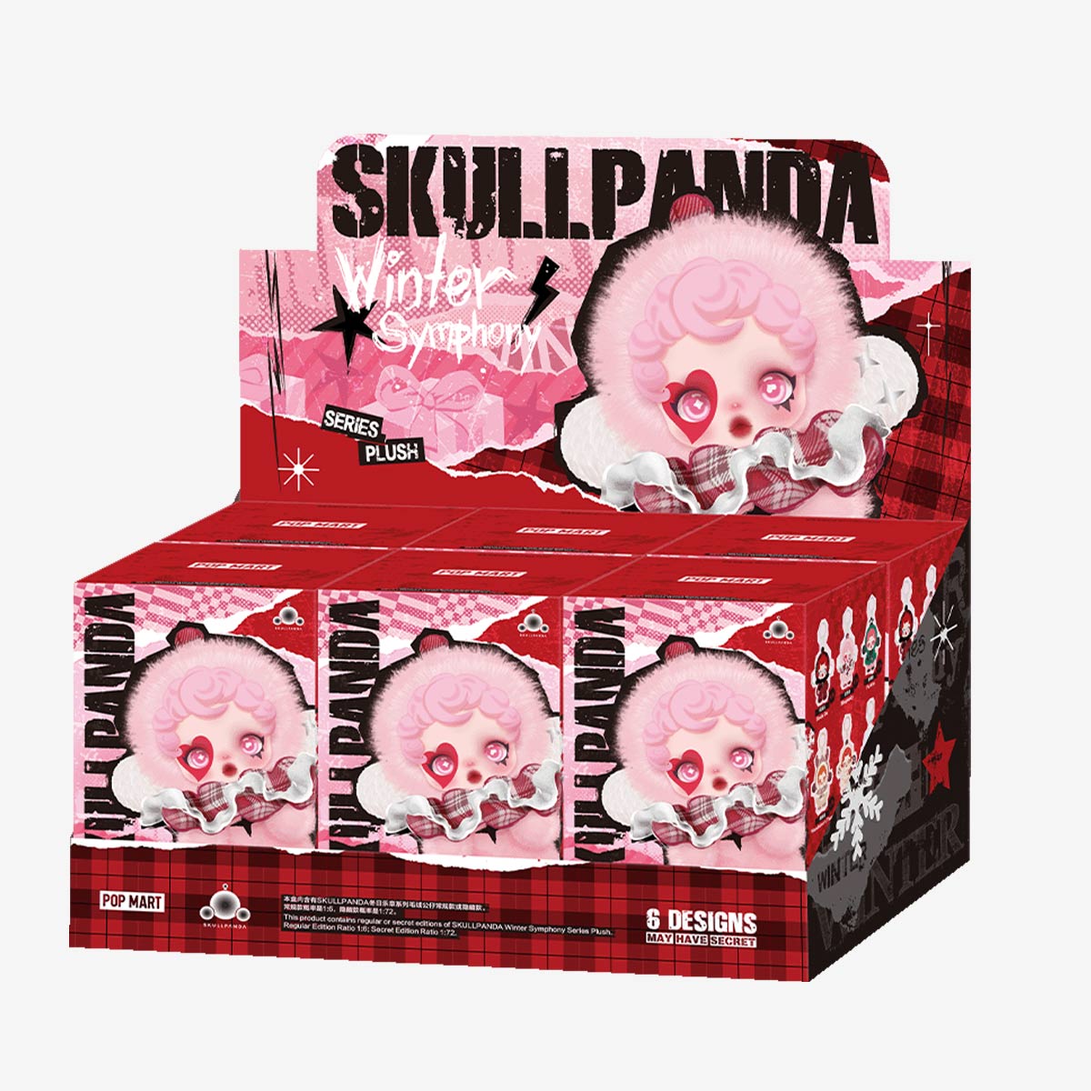 Pop Mart SKULLPANDA Winter Symphony Series Plush Sealed Case (6 Blind Boxes)