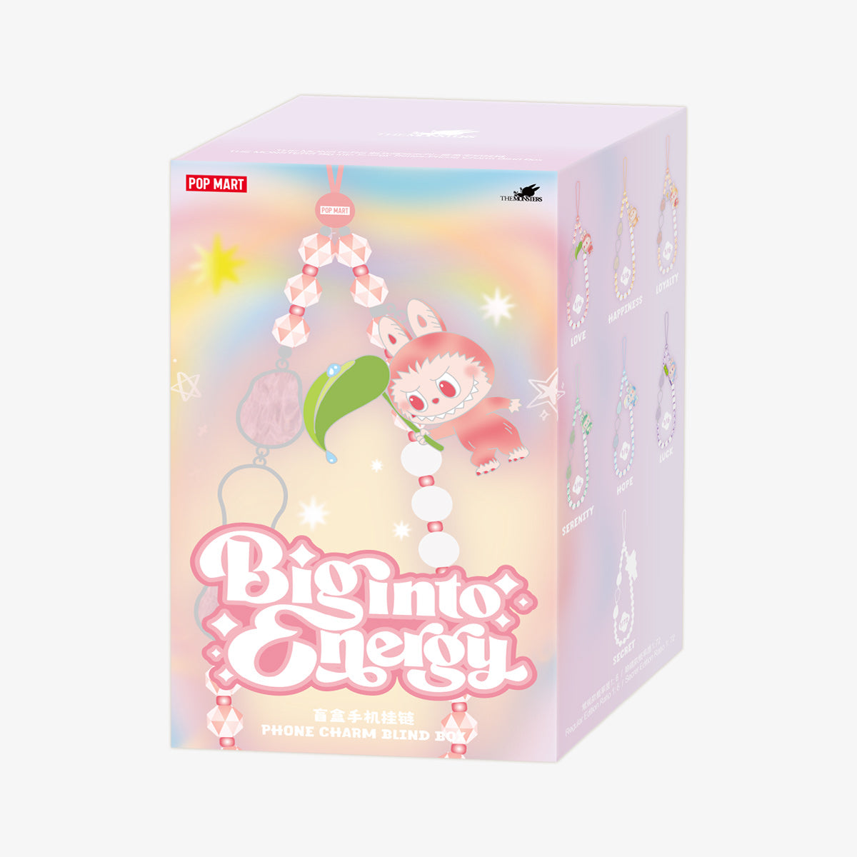 Pop Mart Labubu THE MONSTERS Big into Energy Series-Phone Charm Single Blind Box