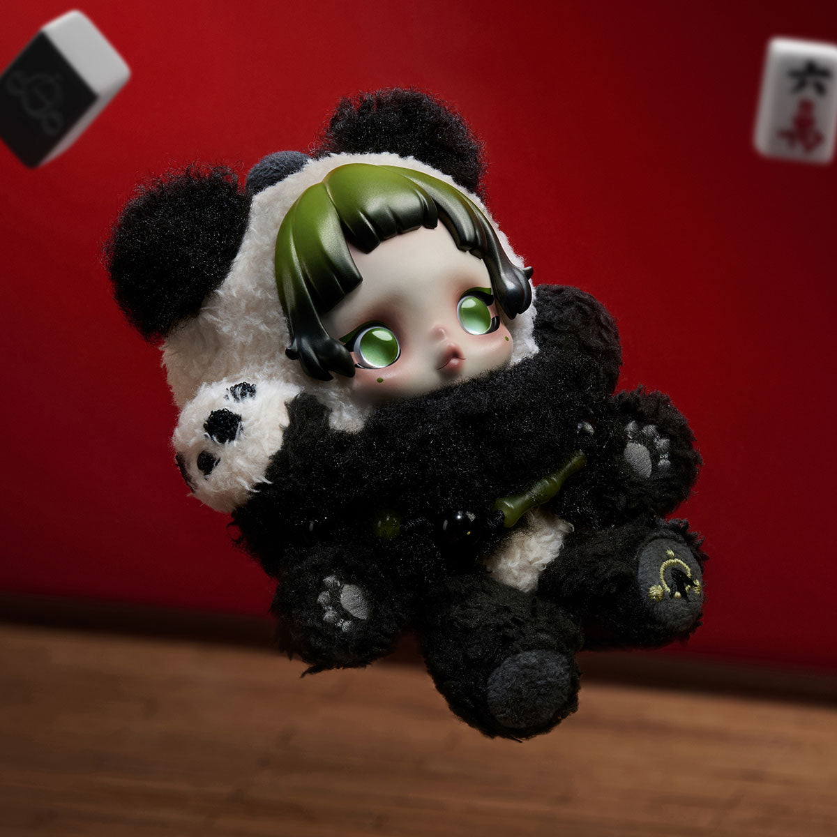 Pop Mart SKULLPANDA Lazy Panda Plush Doll Pendant