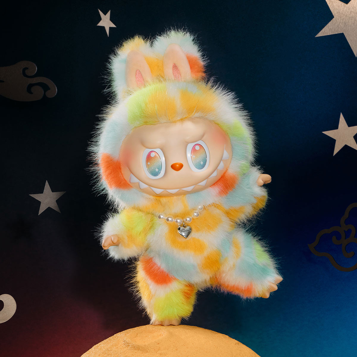 Pop Mart Labubu THE MONSTERS Big into Energy Series-ROCK THE UNIVERSE Vinyl Plush Doll