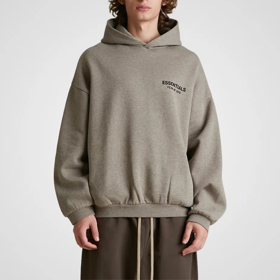 Fear Of God Essentials Fleece Hoodie Heather Grey FW24
