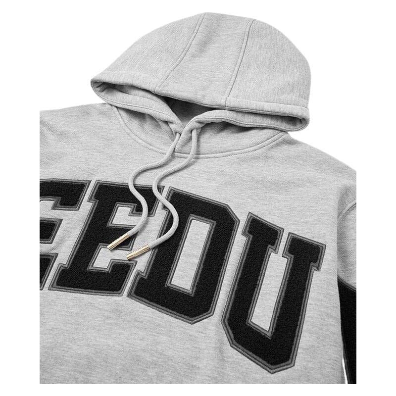 GEEDUP Team Logo Hoodie Grey Marle Black