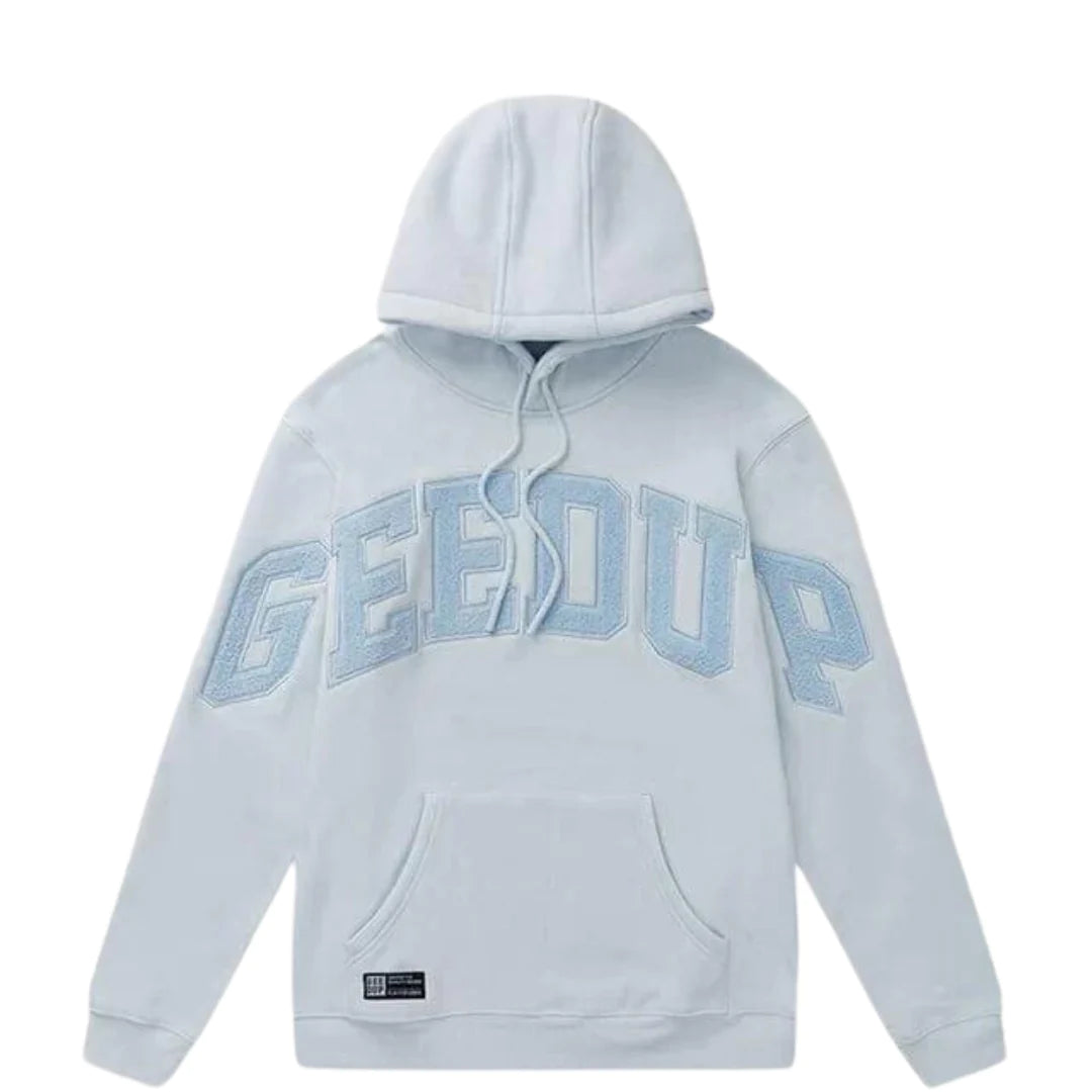 GEEDUP Team Logo Hoodie Pale Blue