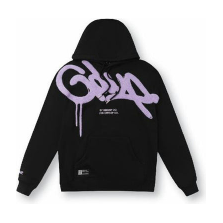 Geedup Handstyle Hoodie Black/Lavender