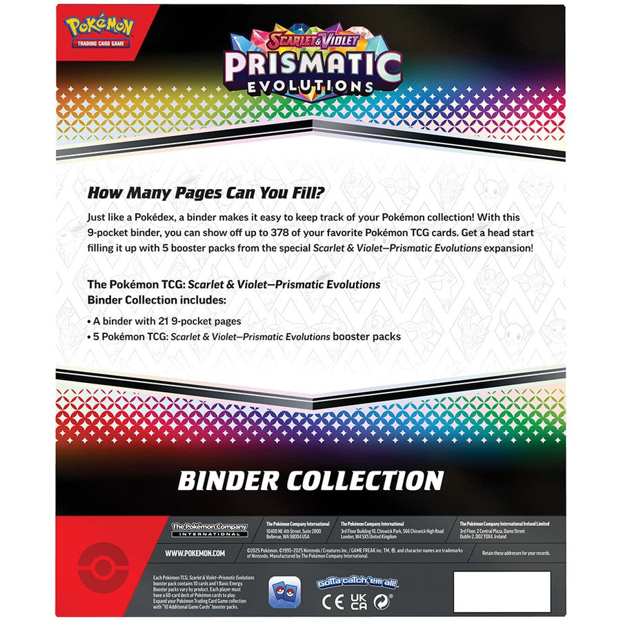 Pokémon TCG: Scarlet & Violet Prismatic Evolutions Binder Collection