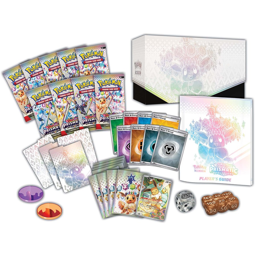 Pokémon TCG: Scarlet & Violet Prismatic Evolutions Elite Trainer Box