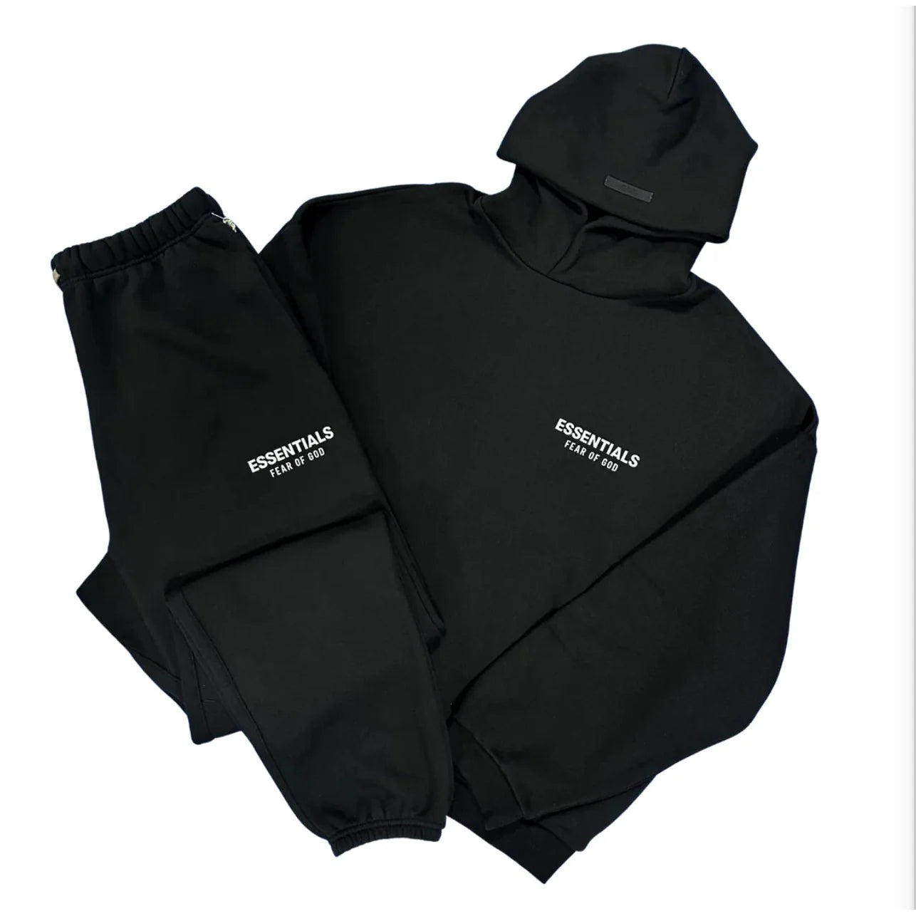 Fear of God Essentials Hoodie & Sweatpant Set Black FW24