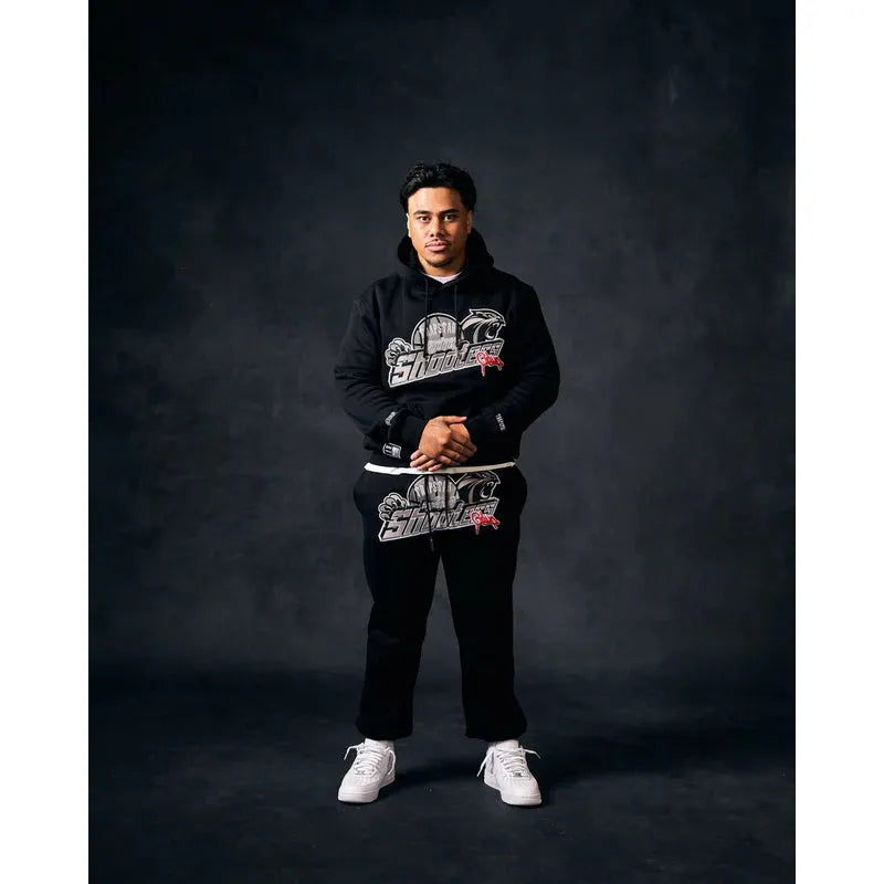 Geedup Sydney Shooters Trackpants Black/Red