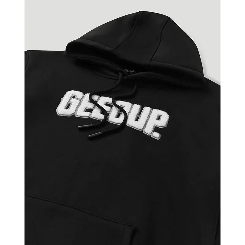 GEEDUP Play For Keeps Hoodie Black/White (Bone White)