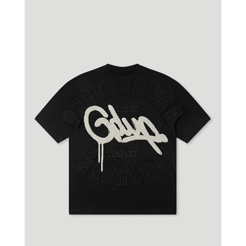 Geedup Proud To Be A Problem T-Shirt Black/Grey