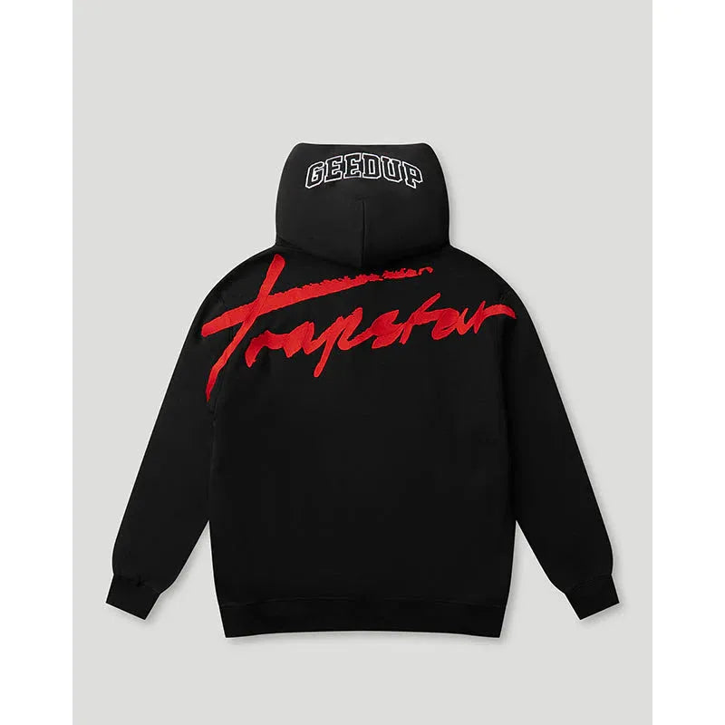 Geedup Team Logo x Trapstar Signature Jacket Black/White/Red