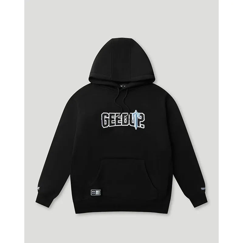 Geedup Play For Keeps x Trapstar Irongate Hoodie Black/Cool Blue