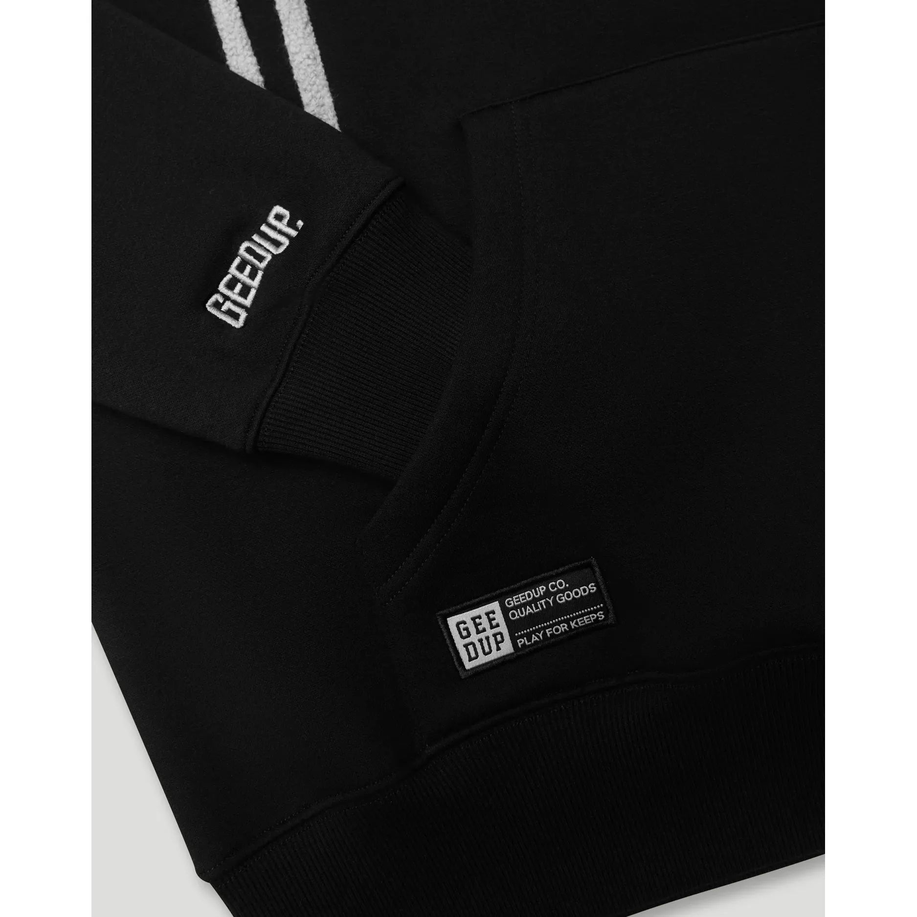 GEEDUP Handstyle G Hoodie Black/Light Grey