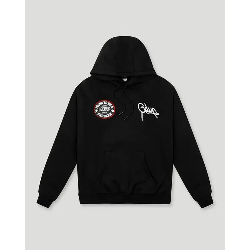 GEEDUP Proud To Be A Problem Hoodie Black/Red