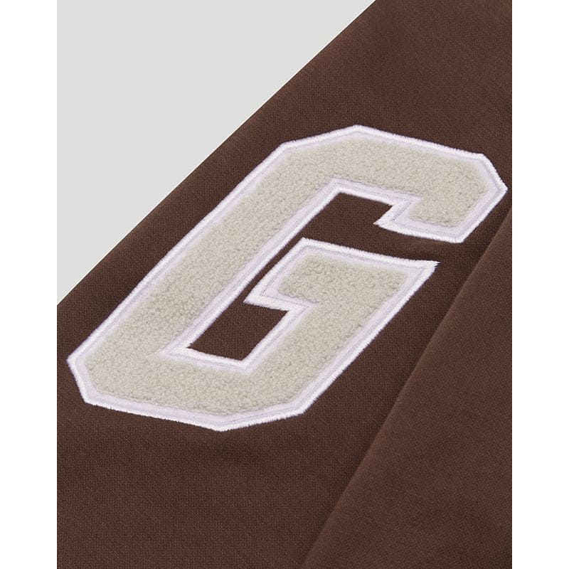 GEEDUP Team Logo Hoodie Brown/Light Grey