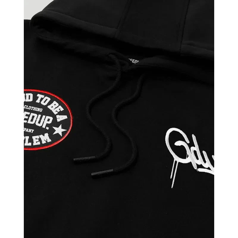 GEEDUP Proud To Be A Problem Hoodie Black/Red