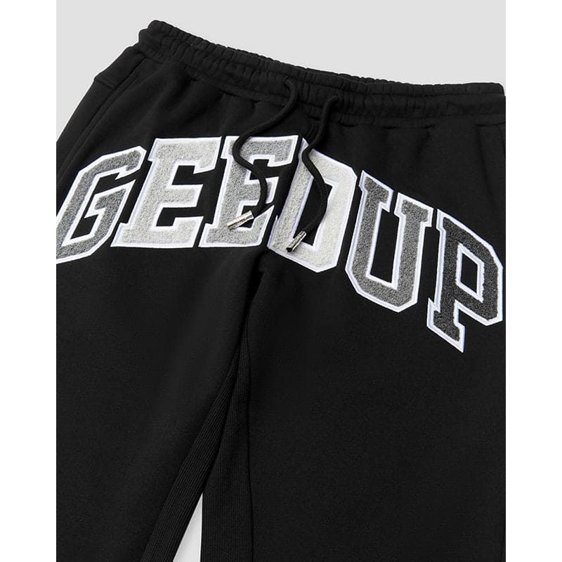 Geedup Team Logo Trackpants (Black Monogram)