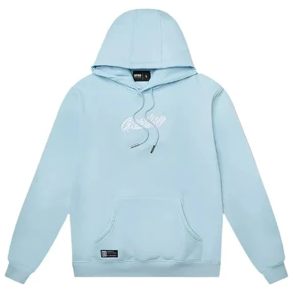 GEEDUP OS Script Hoodie Cool Blue