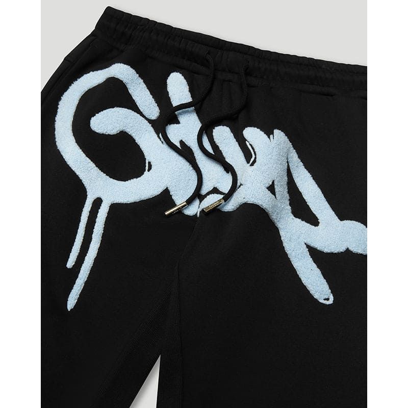 Geedup Handstyle Trackpants Black/Baby Blue