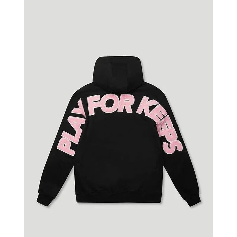 GEEDUP Play For Keeps Hoodie Black/Pink