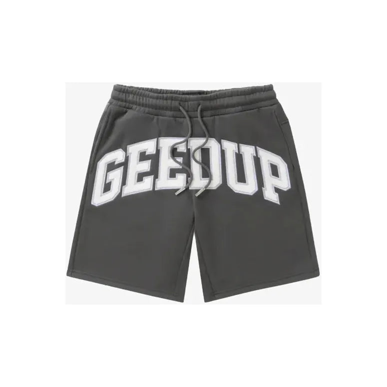 GEEDUP Team Logo Shorts Asphalt Grey