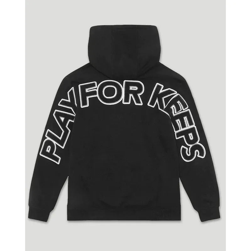 GEEDUP Play For Keeps Hoodie Black/White