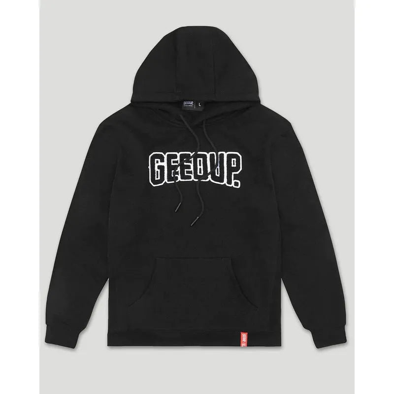 GEEDUP Play For Keeps Hoodie Black/White