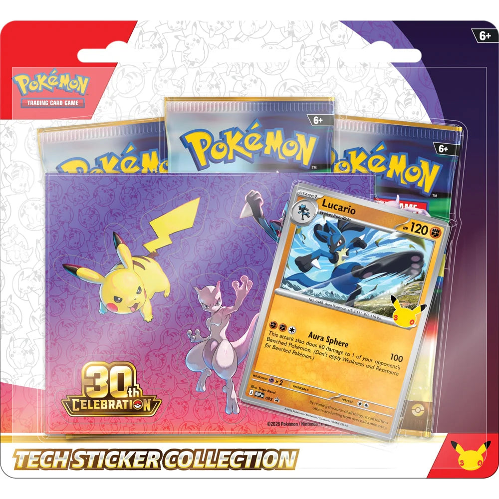 Pokémon TCG: 30th Celebration Tech Sticker Collection