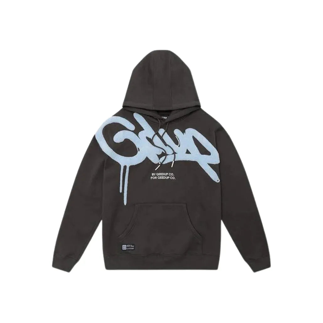 GEEDUP Handstyle Hoodie Pale Blue