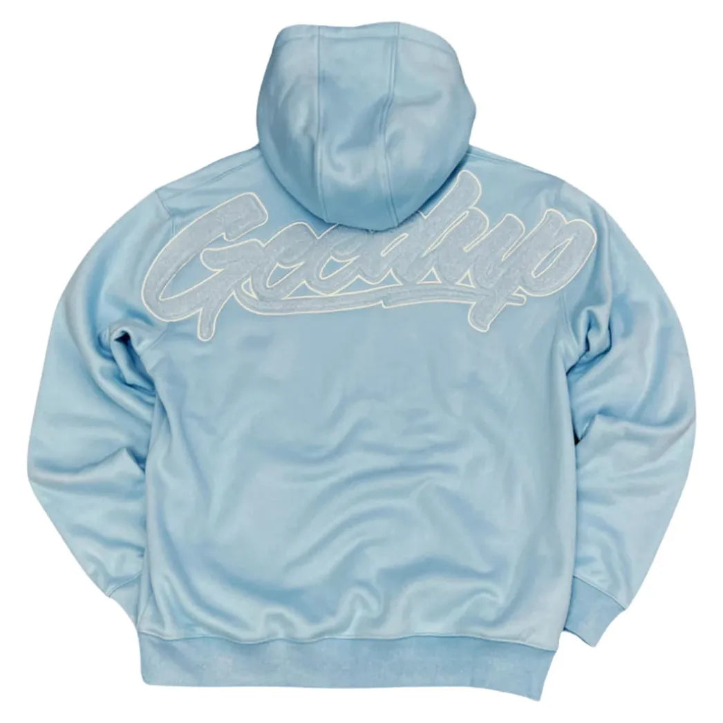 GEEDUP OS Script Hoodie Cool Blue