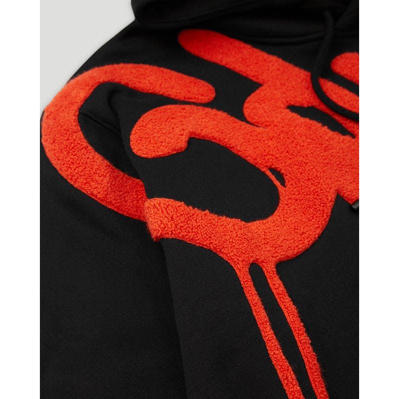 GEEDUP Handstyle Hoodie Black/Burnt Orange