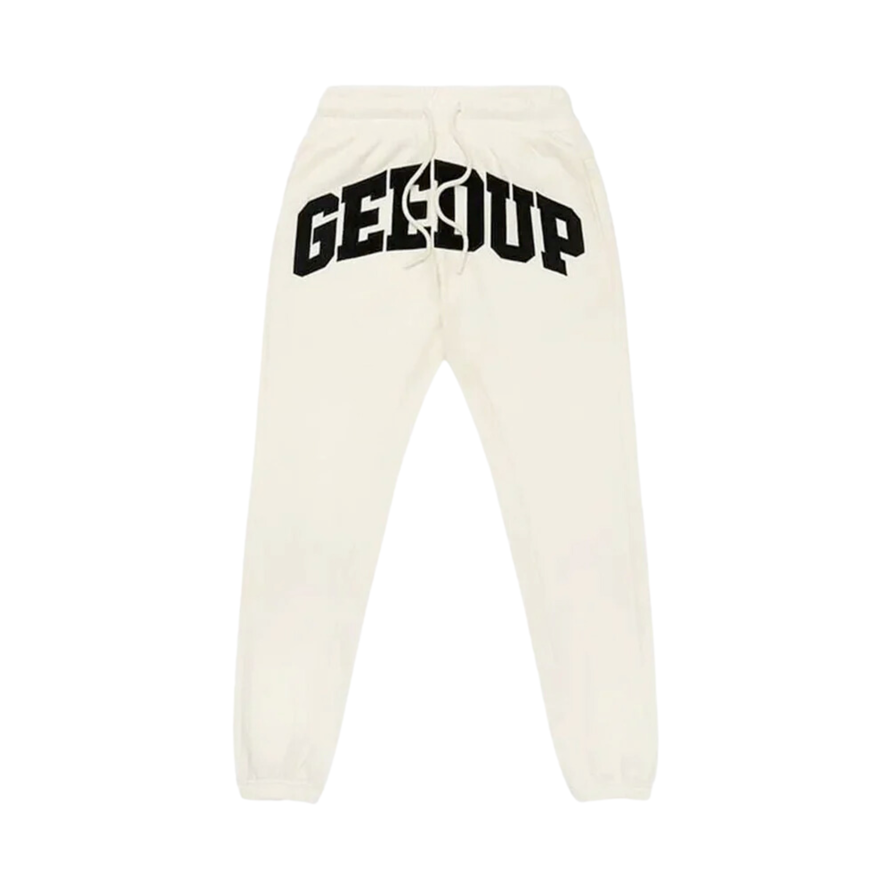 GEEDUP Team Logo Trackpants Buttercream/Black