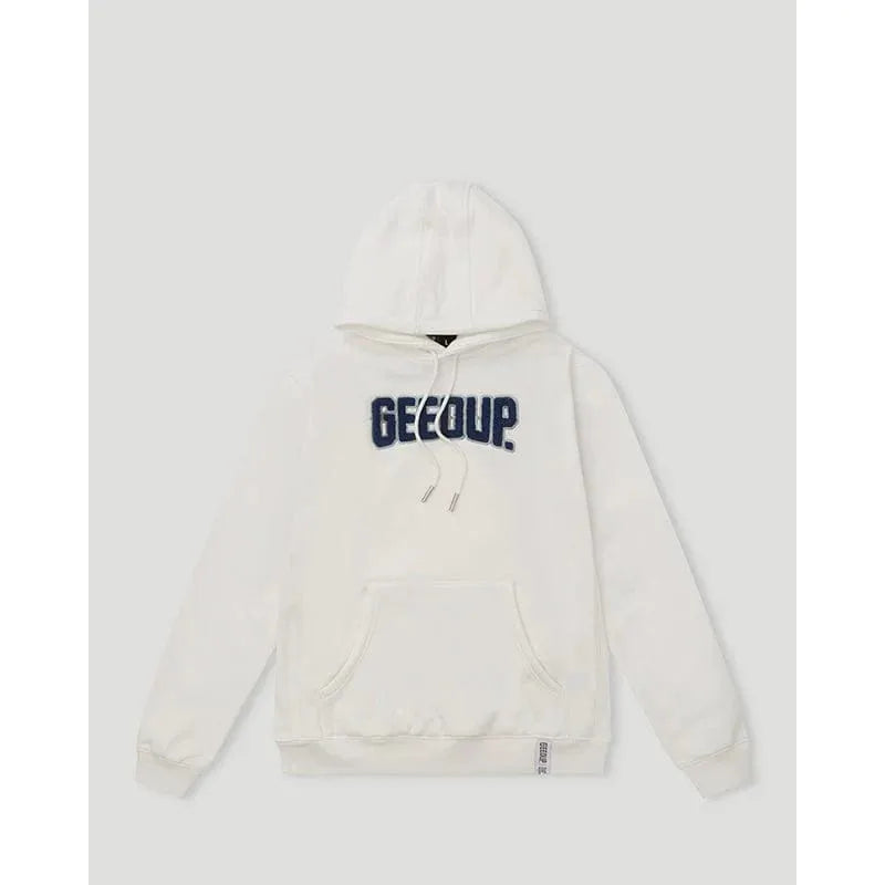 GEEDUP Play For Keeps Hoodie Off White/Navy