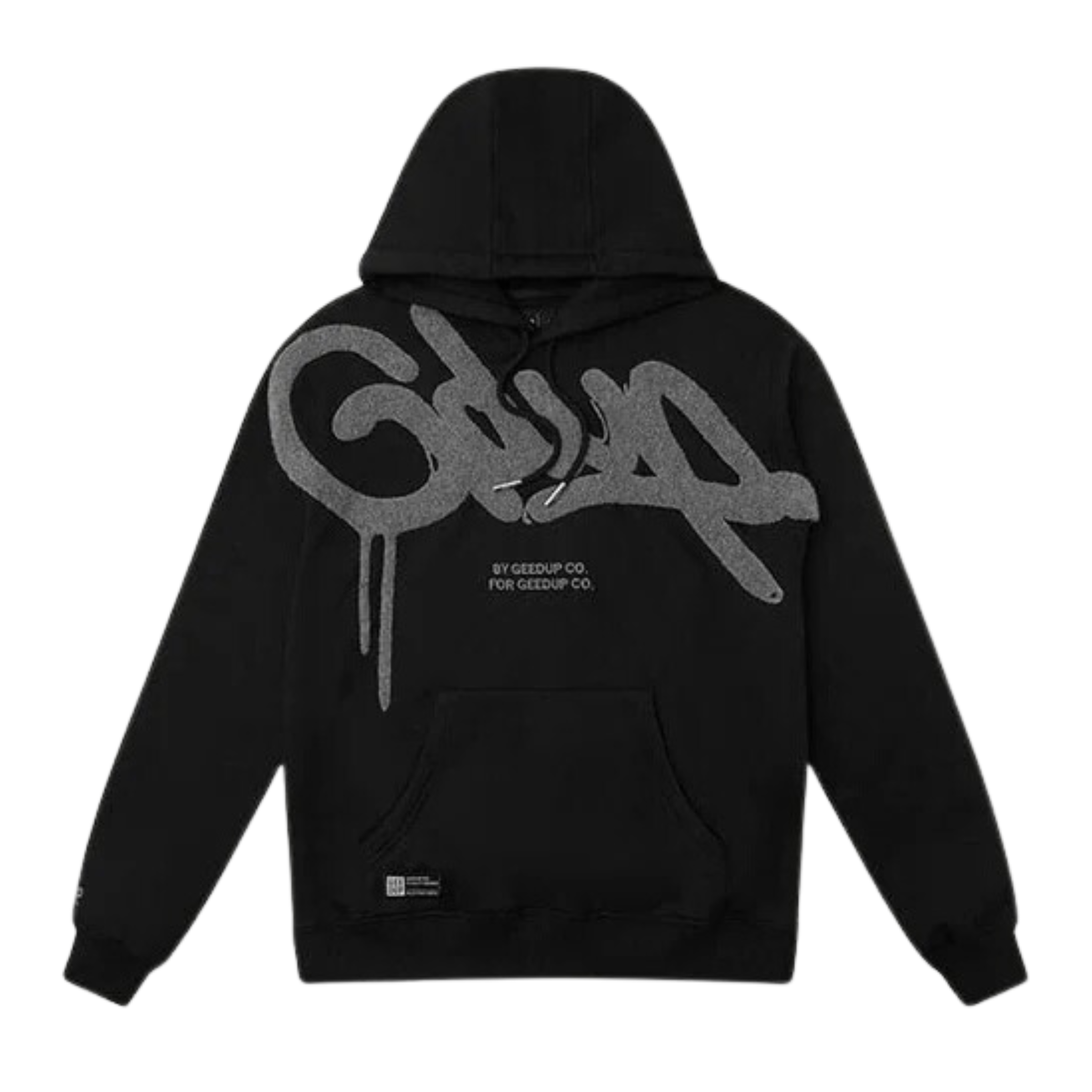 GEEDUP Handstyle Hoodie Black/Grey