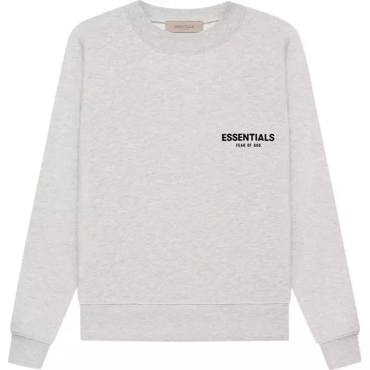 Fear Of God Essentials Crewneck Light Oatmeal SS22