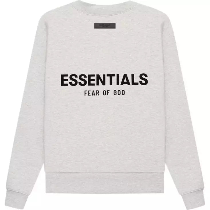 Fear Of God Essentials Crewneck Light Oatmeal SS22