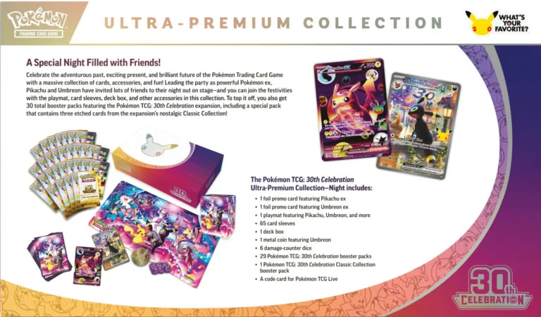 Pokémon TCG: 30th Celebration Ultra-Premium Collection (Day or Night)