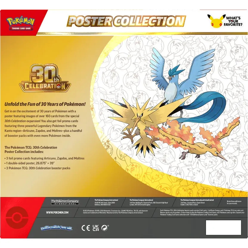 Pokémon TCG: 30th Celebration Poster Collection