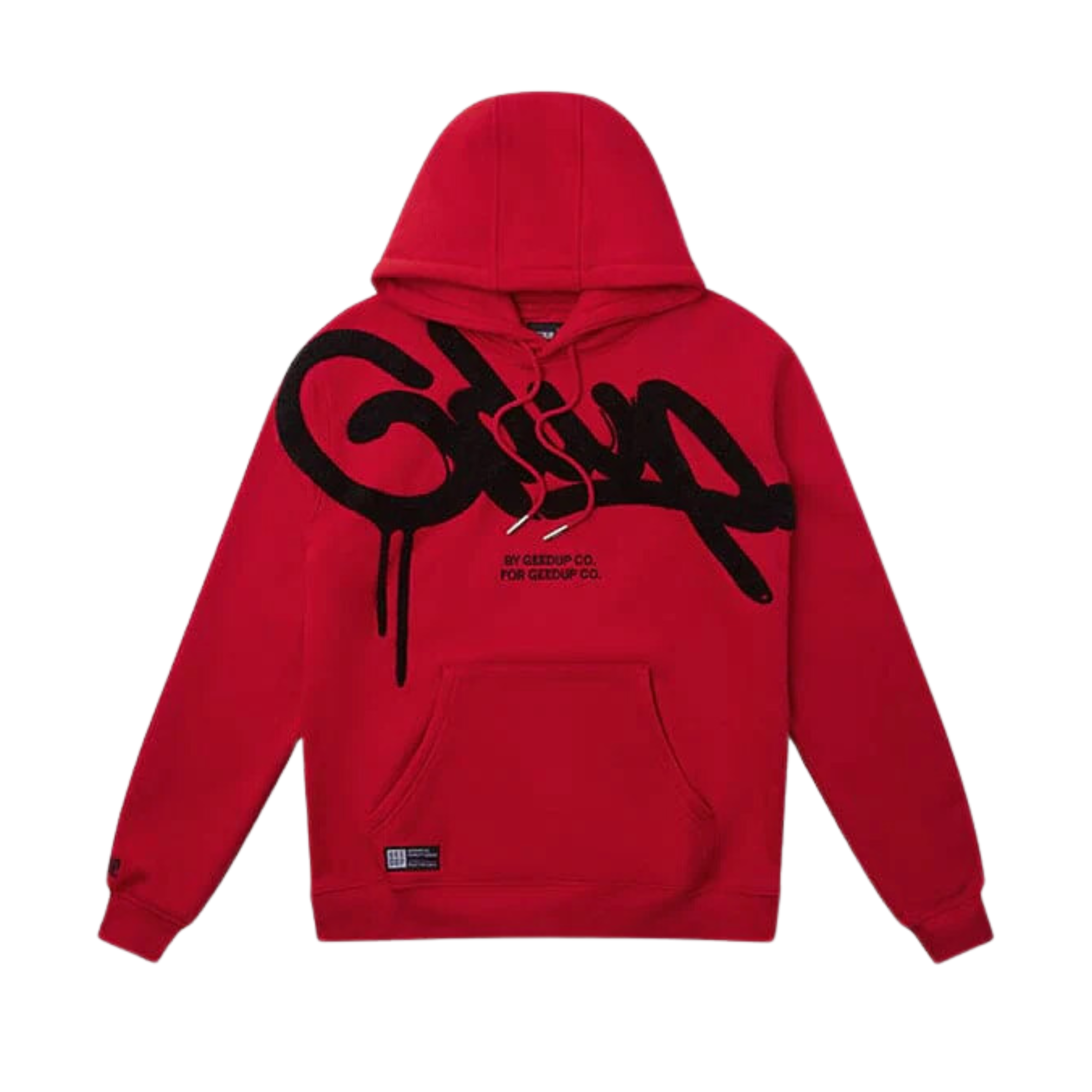 GEEDUP Handstyle Hoodie Red/Black