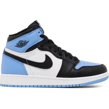 Nike Air Jordan 1 Retro High OG Grade School UNC Toe