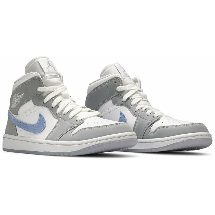 Nike Air Jordan 1 Mid Wolf Grey Women's