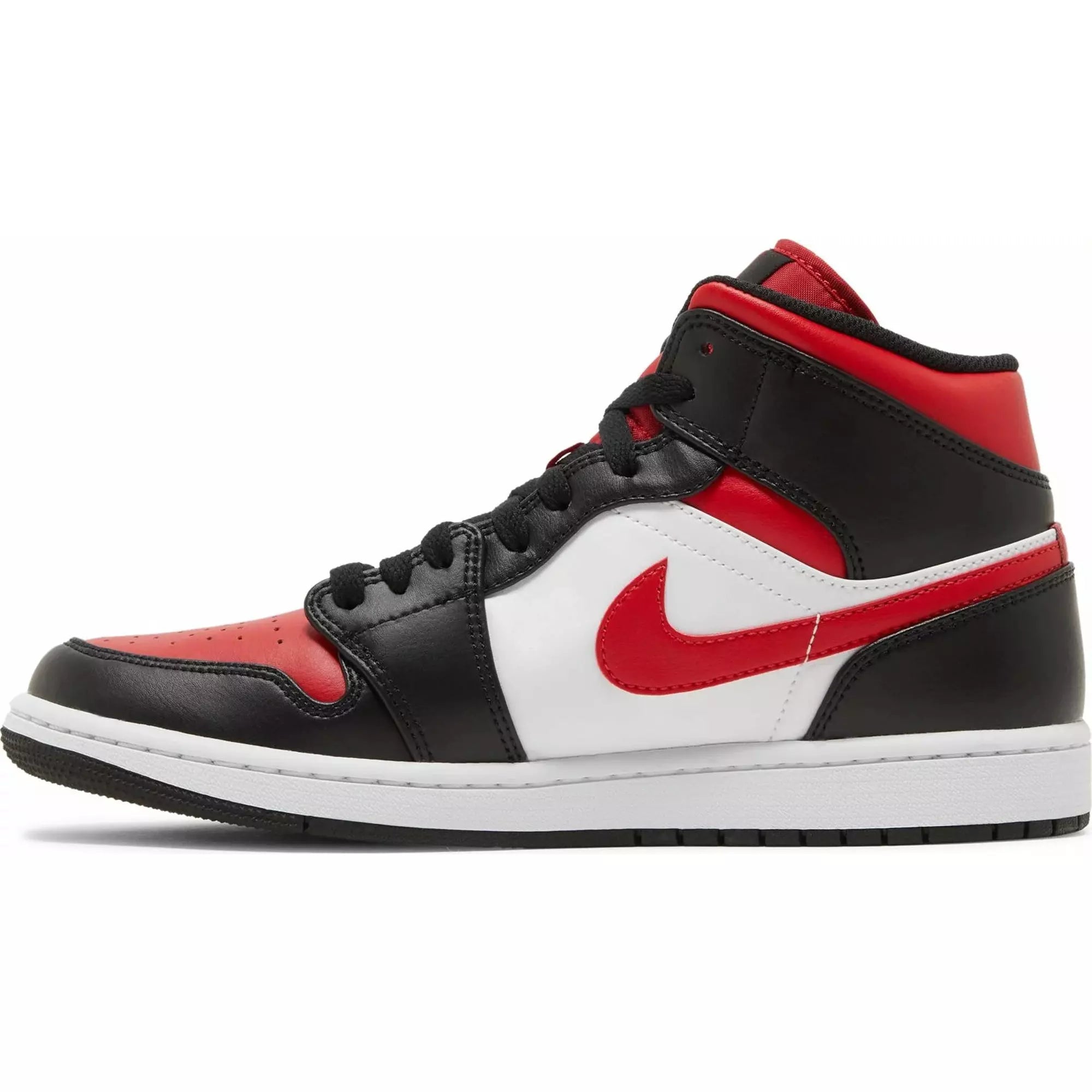 Nike Air Jordan 1 Mid Bred Toe