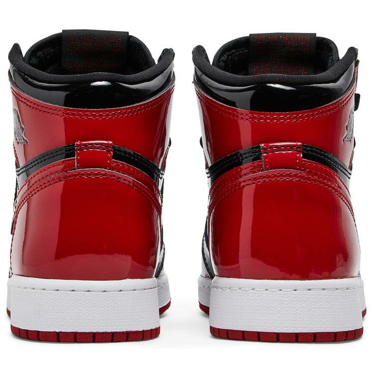 Nike Air Jordan 1 High Patent Bred Grade School