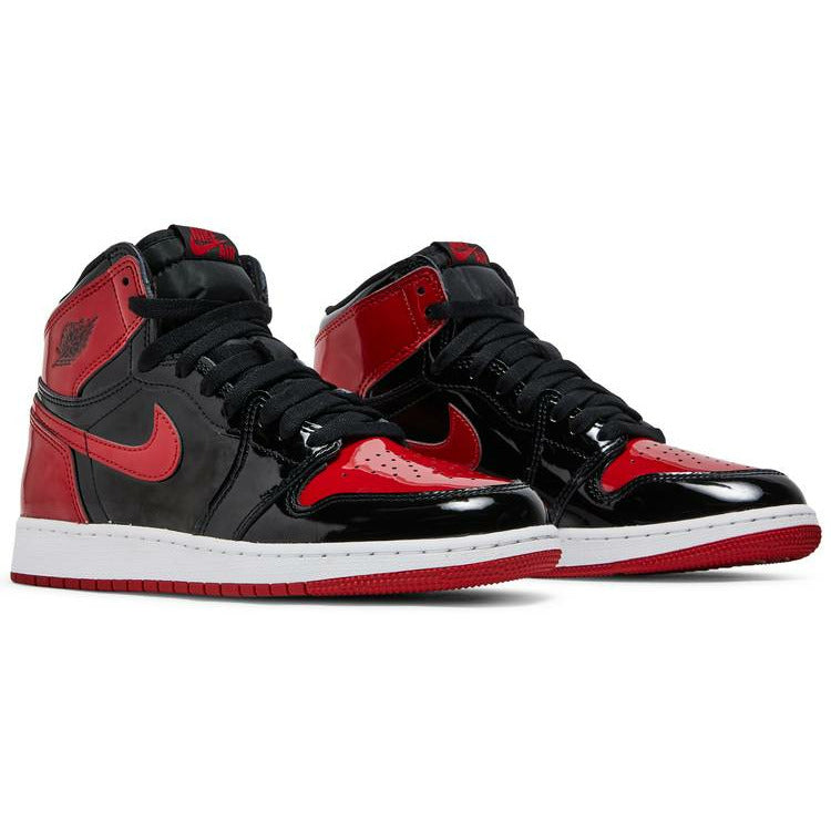 Nike Air Jordan 1 High Patent Bred Grade School