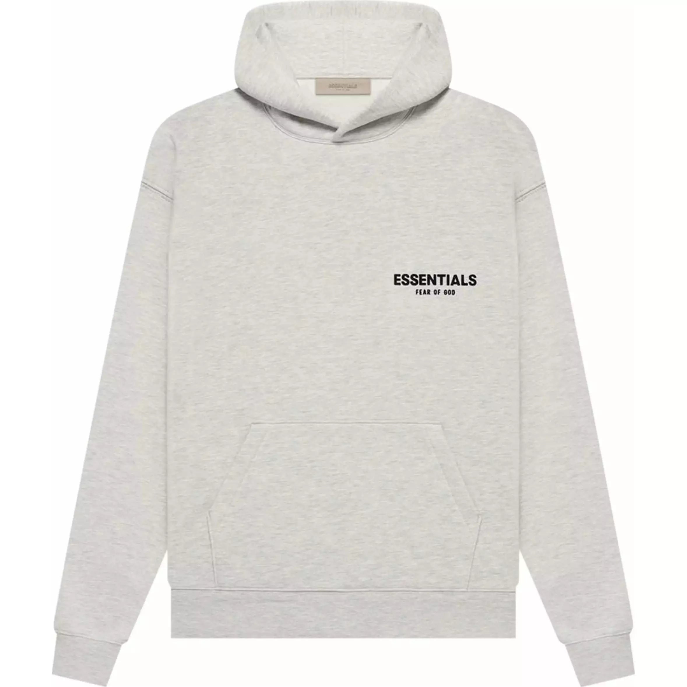 Fear Of God Essentials Hoodie Light Oatmeal SS22