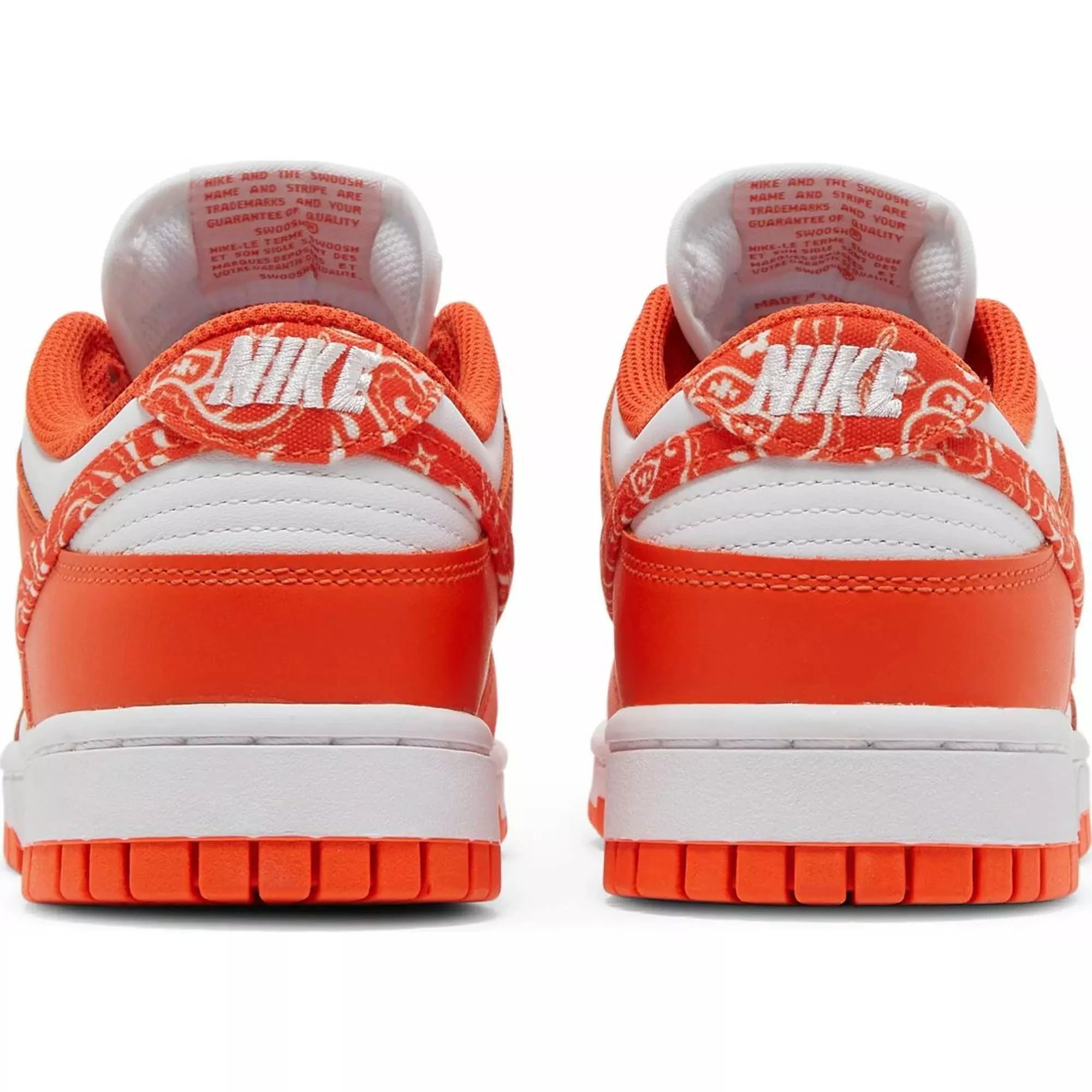 Nike Dunk Low Orange Paisley Women's