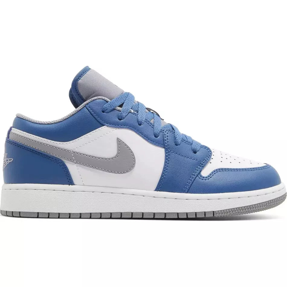 Nike Air Jordan 1 Low True Blue Grade School