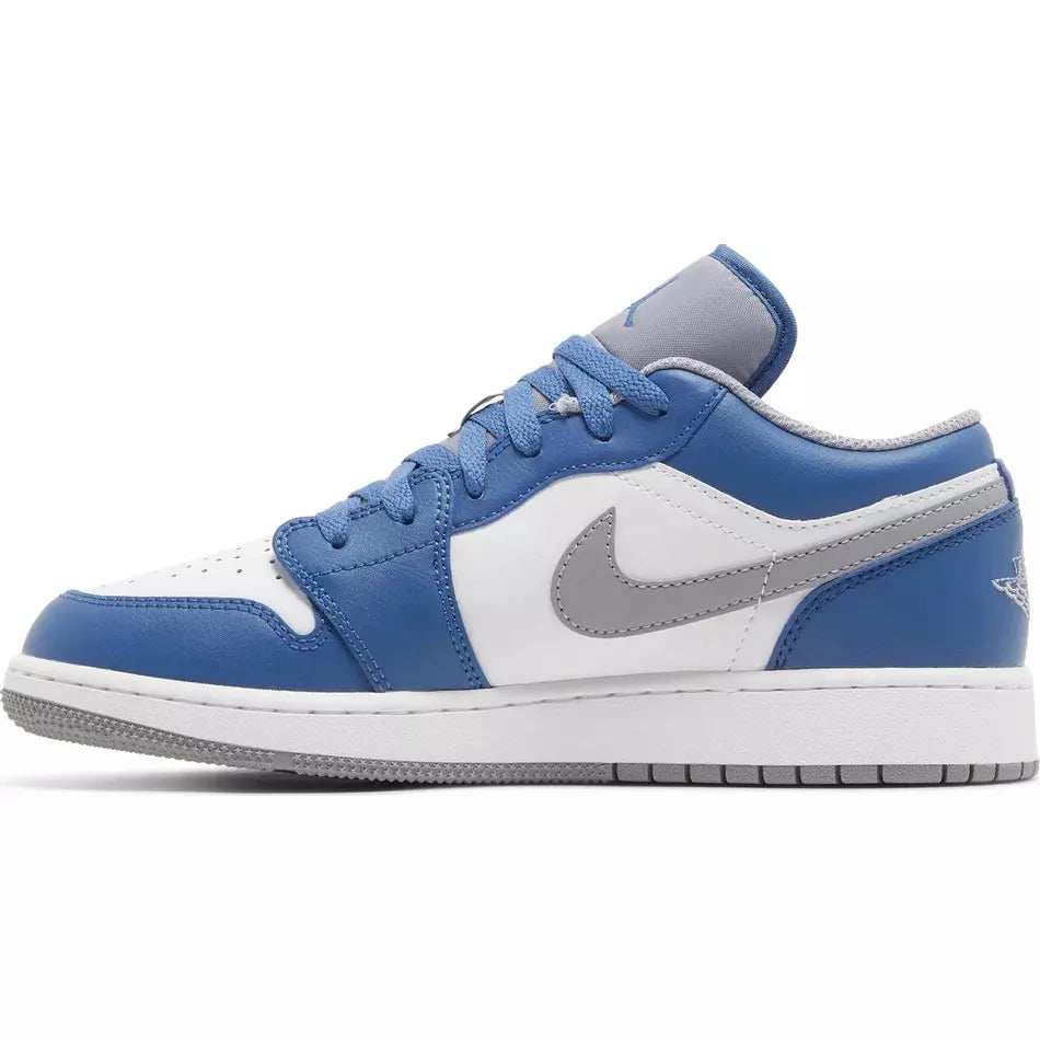 Nike Air Jordan 1 Low True Blue Grade School